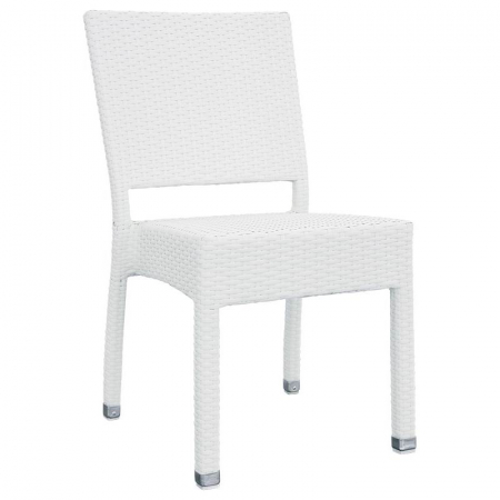 Scaune fast food - Scaune terasa/outdoor din tehno-rattan cu cadru aluminiu RS 498