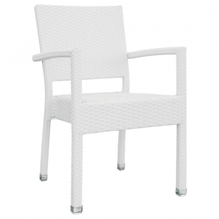 Scaune fast food - Scaune terasa/outdoor din tehno-rattan cu cadru aluminiu RS 499