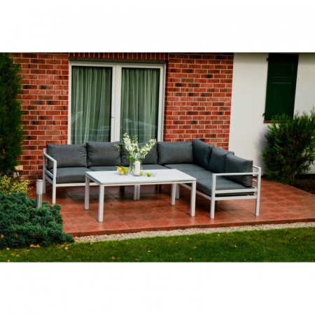 Canapele si mese terasa - Set terasa/outdoor din aluminiu ALLUMINIO GRANDE