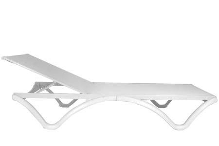 Sezlonguri - Sezlong modern cu cadru din aluminiu pentru plaja si spa - P78