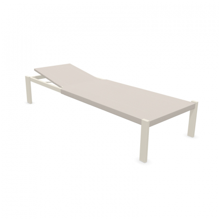 TERASA / EXTERIOR - Sezlong pentru piscina, metalic cu design modern SHINE