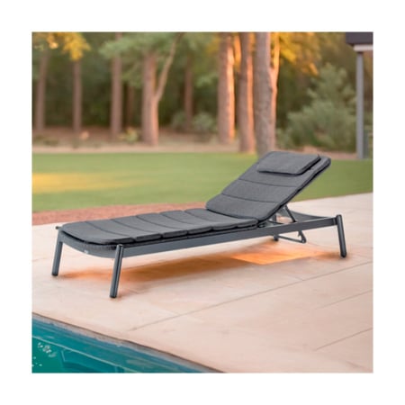 Sezlong premium cu cadru din aluminiu pentru HoReCa - ATOL [3]