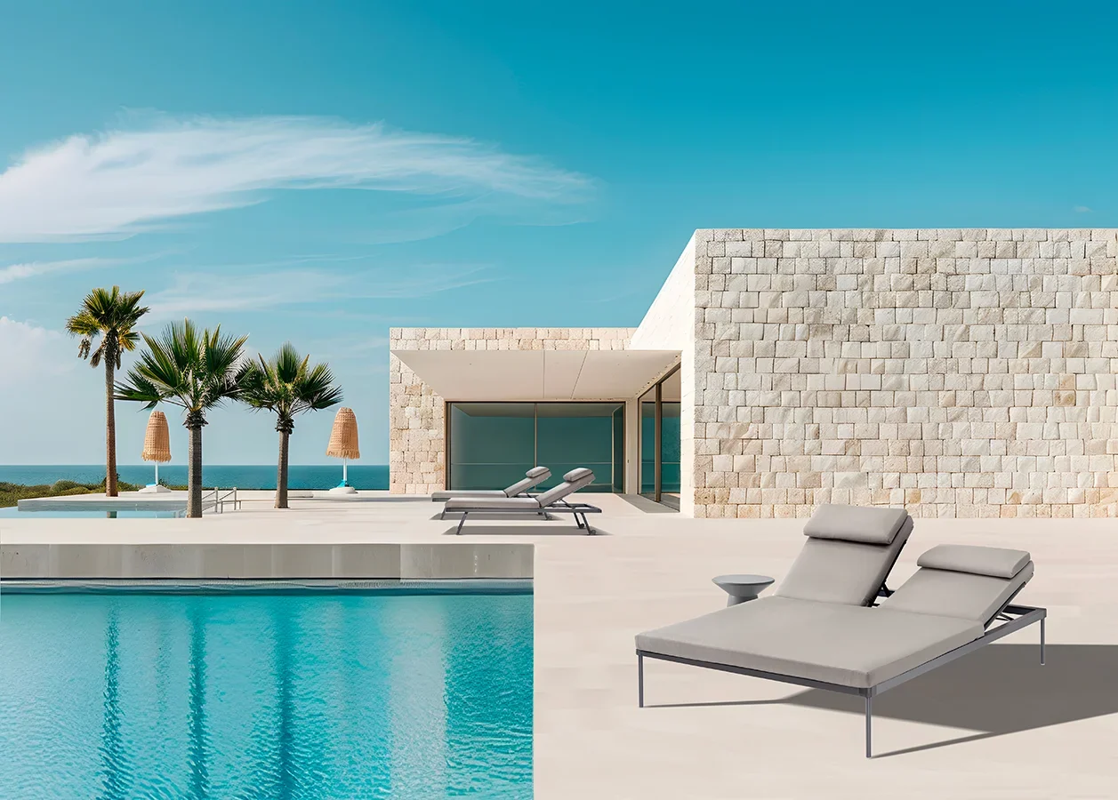 Sezlong premium dublu pentru HoReCa - ETESIAN [2]