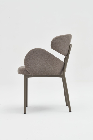 Scaun de restaurant cu brate si spatar tip scoica - SHELL CB [1]