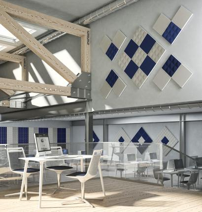 Sistem modular fonoabsorbant pentru perete - STILLY [1]