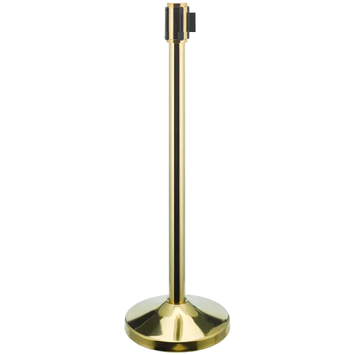 Stalpi si cordoane evenimente - Stalp de delimitare auriu cu cordon inclus - BARRIER 6