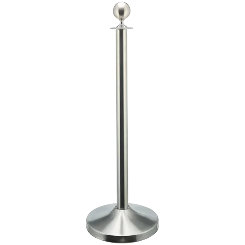 Stalpi si cordoane evenimente - Stalp de delimitare satinat pentru muzee - BARRIER 2