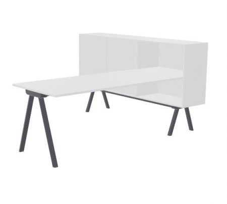 Statie de lucru compus din birou si dulapior WORKSTATION 180 [5]