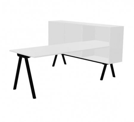 Statie de lucru compus din birou si dulapior WORKSTATION 180 [7]