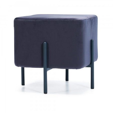 MOBILIER HORECA - Taburet patrat sala asteptare receptie in stil retro - CORNER