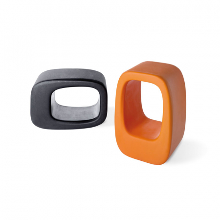 Scaune de bar pentru exterior - Taburete din plastic multifunctional, inalt si de lounge - LAZY BONES