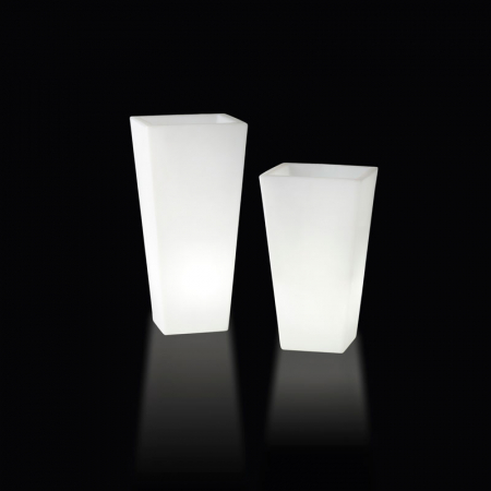 Obiecte decorative luminoase - Ghiveci minimalist, luminos pentru terasa / exterior - Y-POT