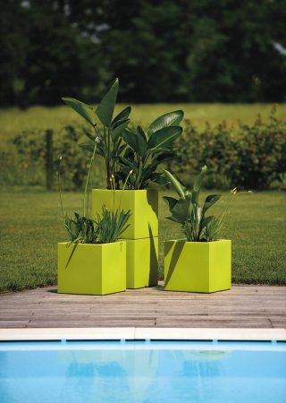 Obiecte decorative - Vase gradina din plastic KUBE
