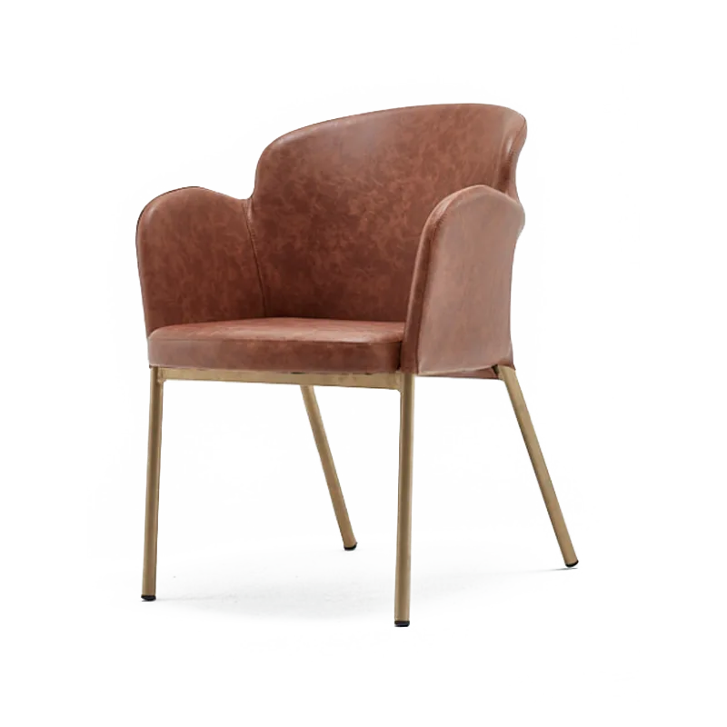 Fotolii din metal - Demifotoliu elegant cu cadru metalic pentru HoReCa - VELA