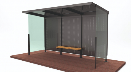 MOBILIER URBAN & LOCURI DE JOACA - YAPRAK Mobilier urban stradal Statii de autobuz din metal vopsit