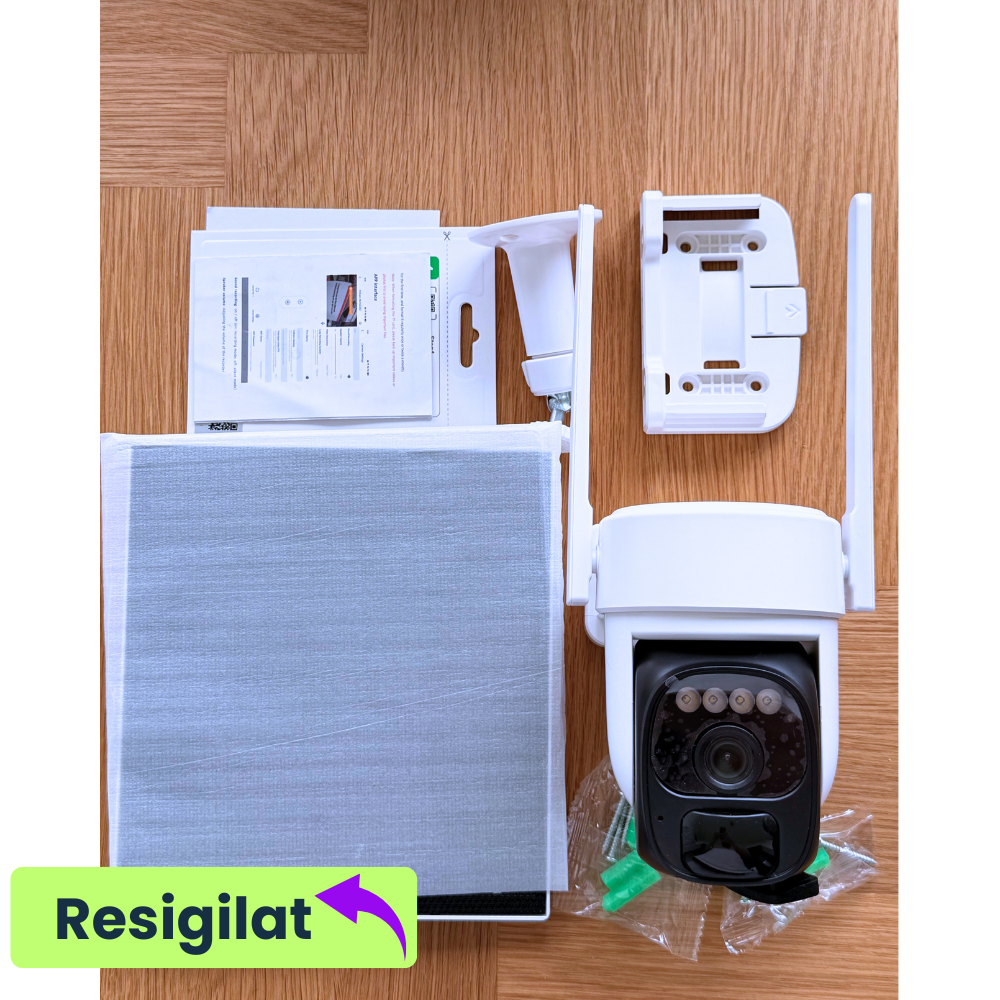 RESIGILAT: Camera Supraveghere video cu cartela SIM 4G Evolve-x®, Panou solar, acumulatori, 3MP, PTZ, Rotire 350 grade, Senzor miscare PIR, Detectia umana, Comunicare bidirectionala, Alarma, Aplicatie [3]