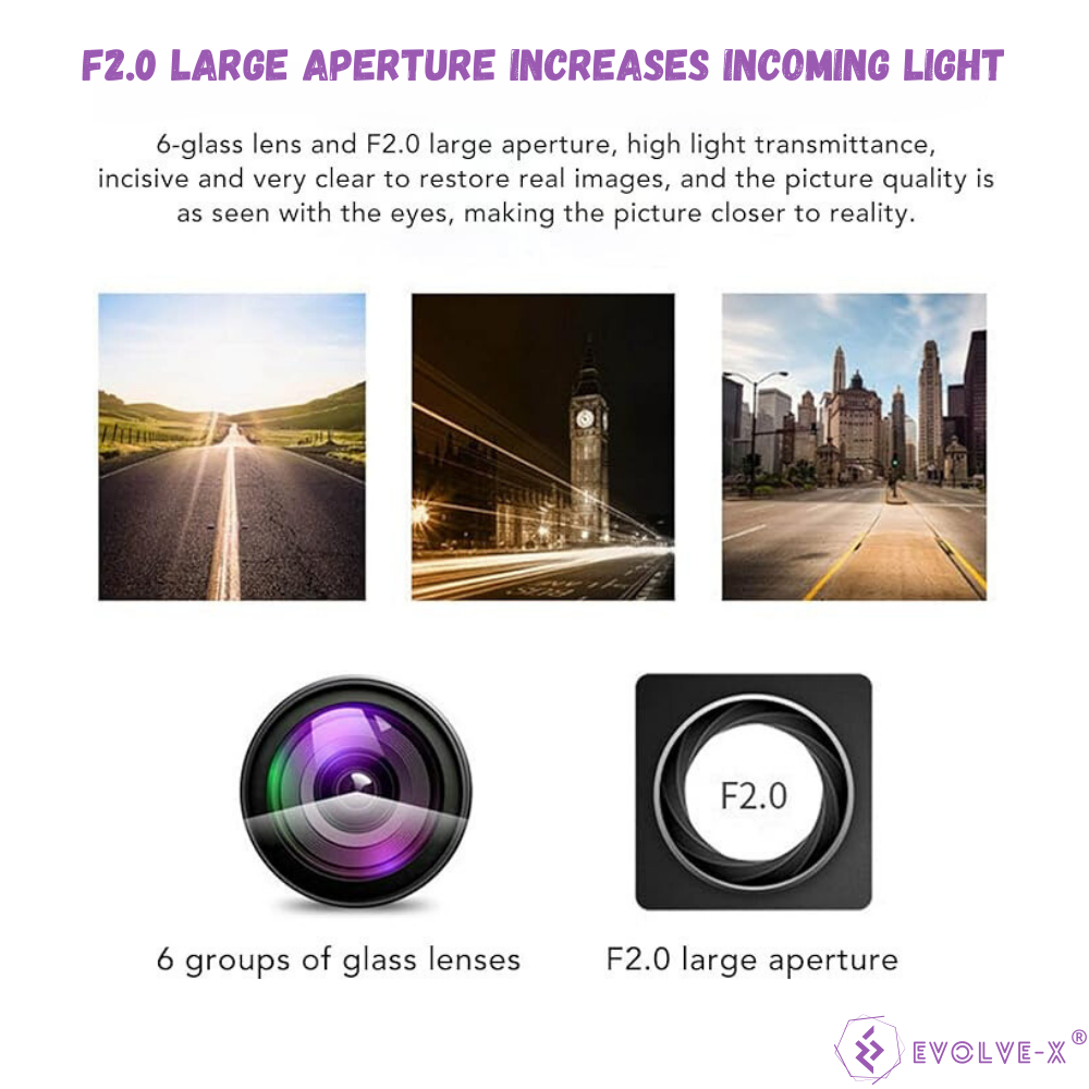 Camera tripla Auto DVR Evolve-x® 1080p, Display IPS 4 inch, Unghi de inregistrare170°, Senzor gravitational, Detectarea miscarii, Camera marsarier, Night Vision, Suporta card MicroSD pana la 64GB, Neg [3]