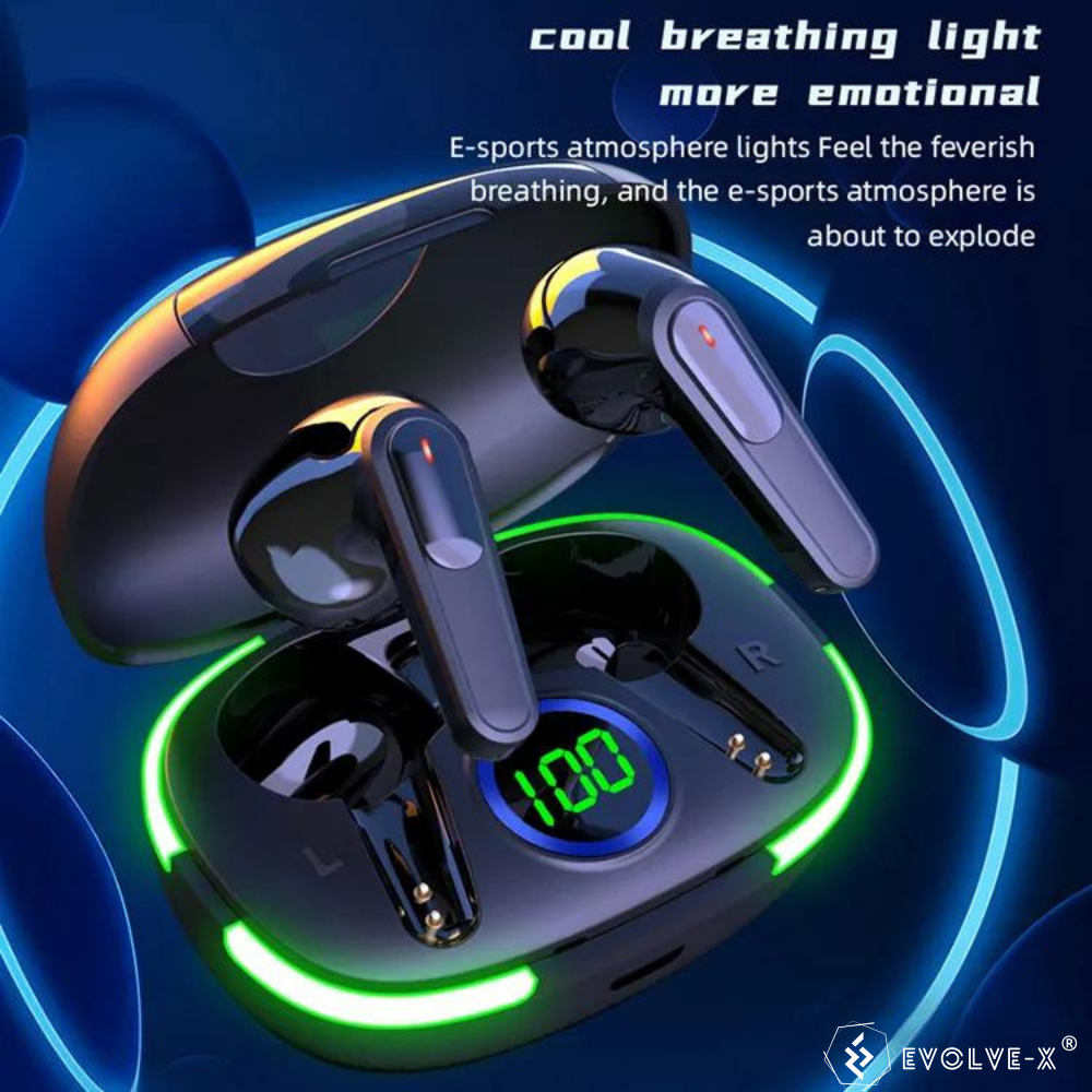 Casti audio wireless Evolve-x® EvoPro80, Bluetooth 5.1, True Wireless Stereo, Control prin atingere, Afisaj LED, Rezistente la apa IPX4, Latenta scazuta, fara fir, Negru [5]