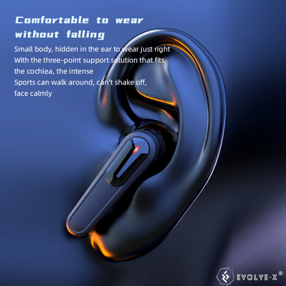 Casti audio wireless Evolve-x® EvoPro80, Bluetooth 5.1, True Wireless Stereo, Control prin atingere, Afisaj LED, Rezistente la apa IPX4, Latenta scazuta, fara fir, Negru [7]