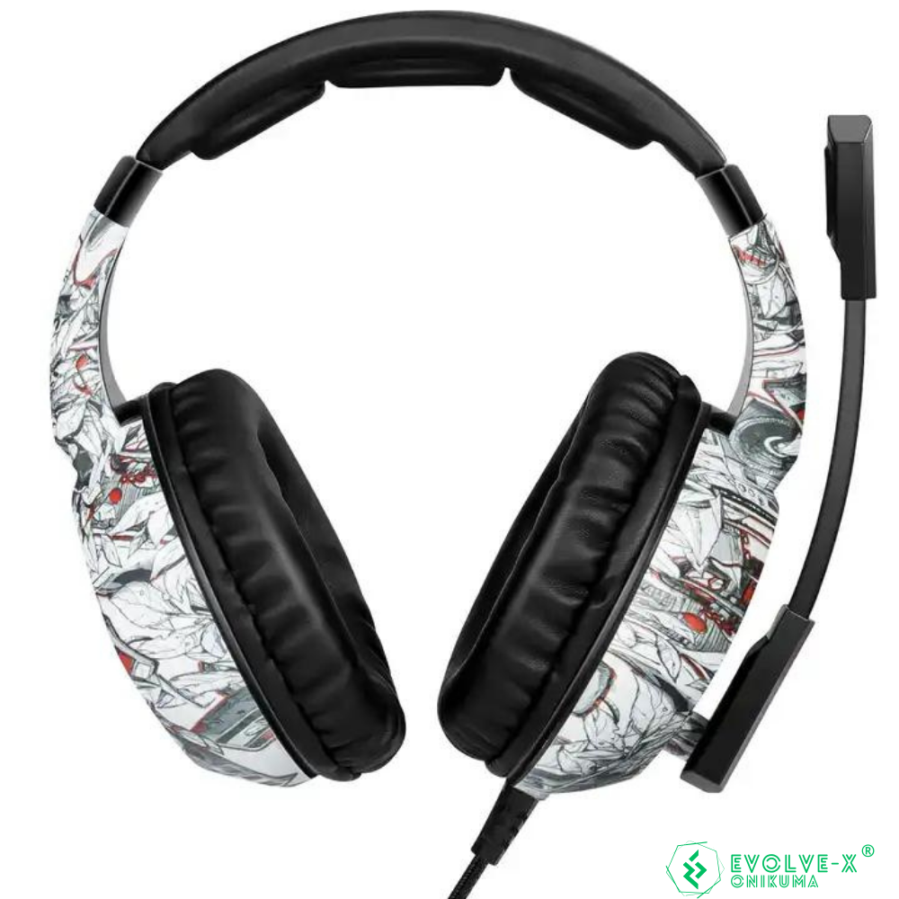 Casti gaming profesionale Evolve-x® Onikuma K19, microfon reglabil, anulare zgomot fundal, perne cu spuma de memorie, sistem Surround 7.1 HD, Lumina LED RGB, Pentru PC, Play Station, Xbox, Nintendo, D [3]