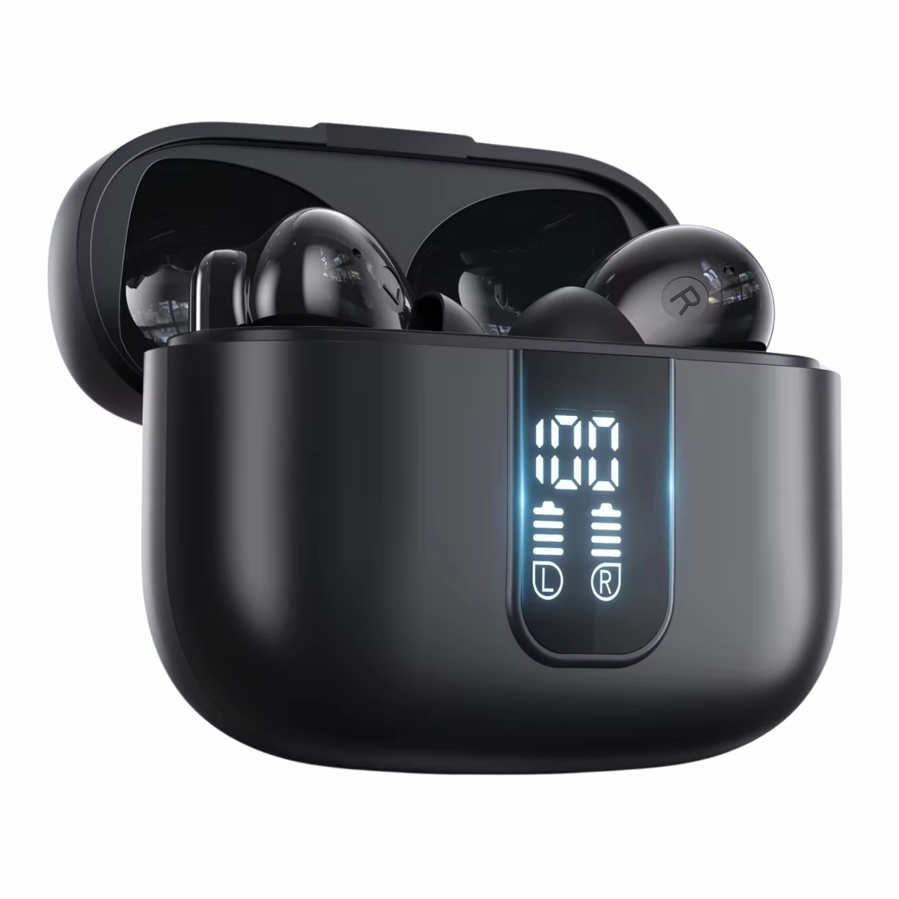 Casti wireless bluetooth Evolve-x® QERE E50 cu Anulare a zgomotului ENC, fara fir, Control touch, 4 Microfoane pentru apeluri, Carcasa magnetica, Incarcare rapida, Rezistente la apa, Bluetooth 5.3 [3]