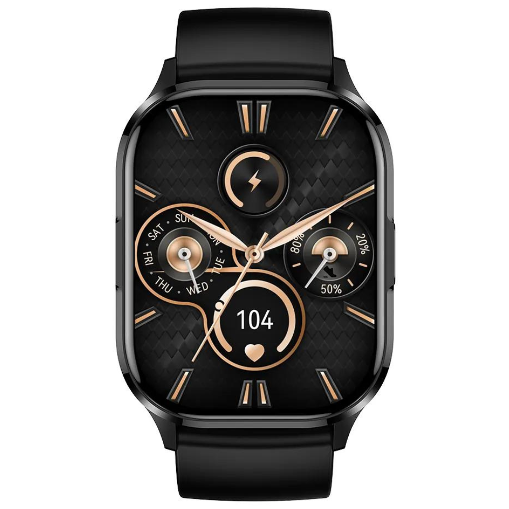 Ceas smartwatch barbati Evolve-x® EvoFitt HK21, ecran AMOLED 2.01 inch, Apeluri si mesaje bluetooth, Functii monitorizare Ritm cardiac, Somn, Nivel oxigen, Tensiune si Calorii, Asistent vocal, IP67, c [3]
