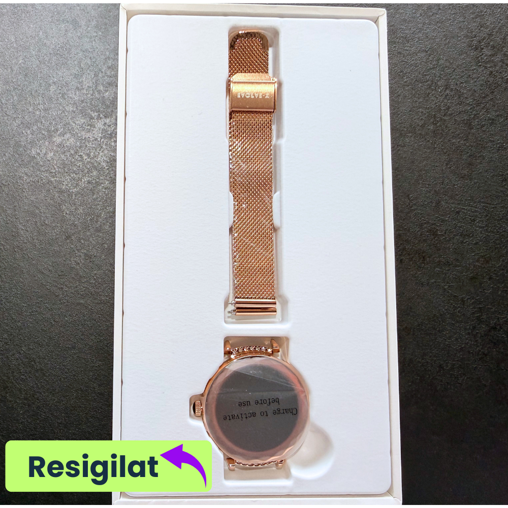 RESIGILAT: Ceas smartwatch dama Evolve-x® EvoFitt7 [6]