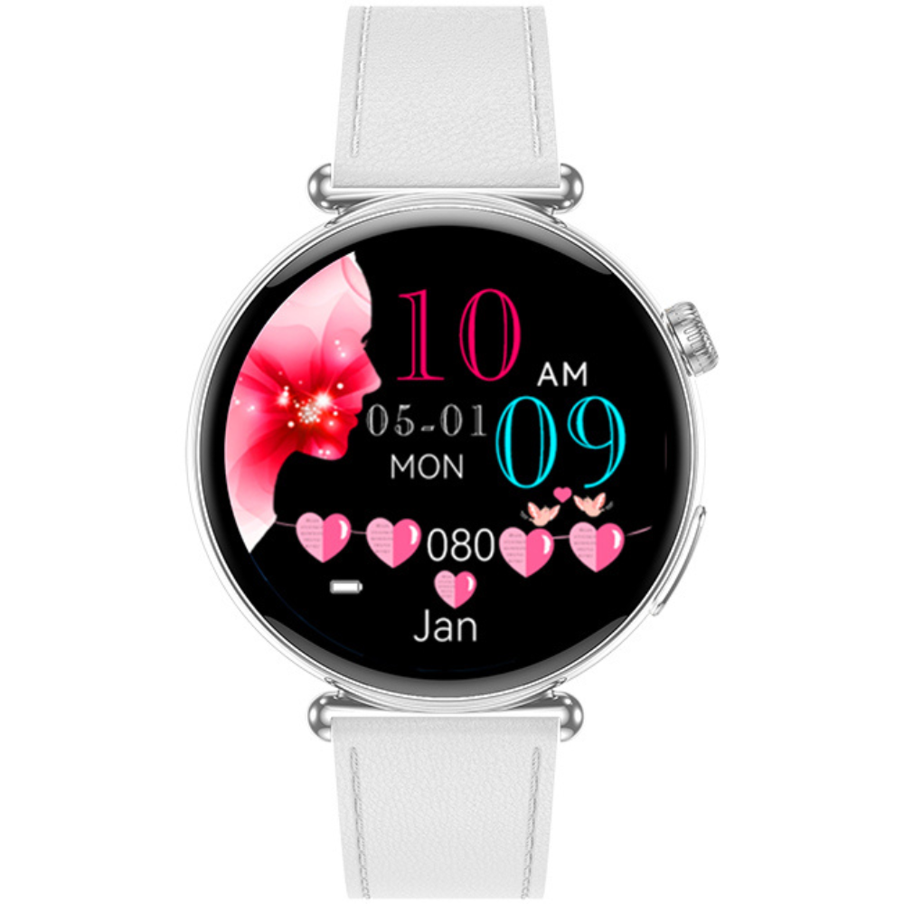 Ceas smartwatch dama Evolve-x® EvoPulse PRO, EKG, Apeluri si mesaje bluetooth, Monitorizare Sanatate [5]