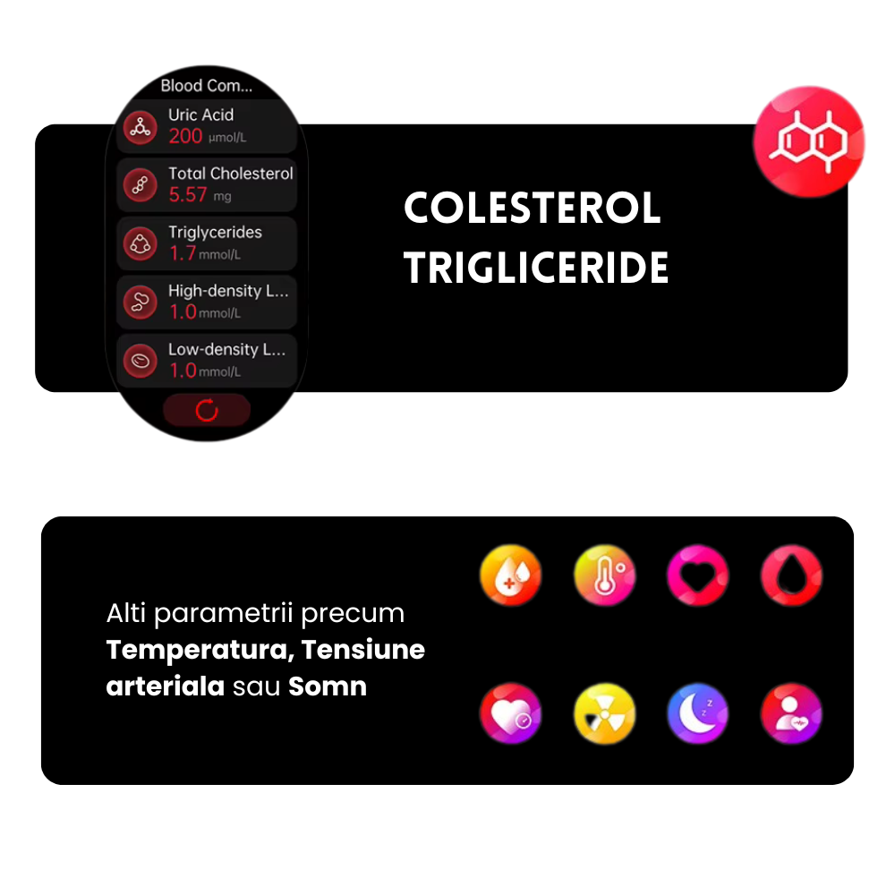 Ceas smartwatch dama Evolve-x® EvoPulse PRO, EKG, Apeluri si mesaje bluetooth, Monitorizare Sanatate [20]