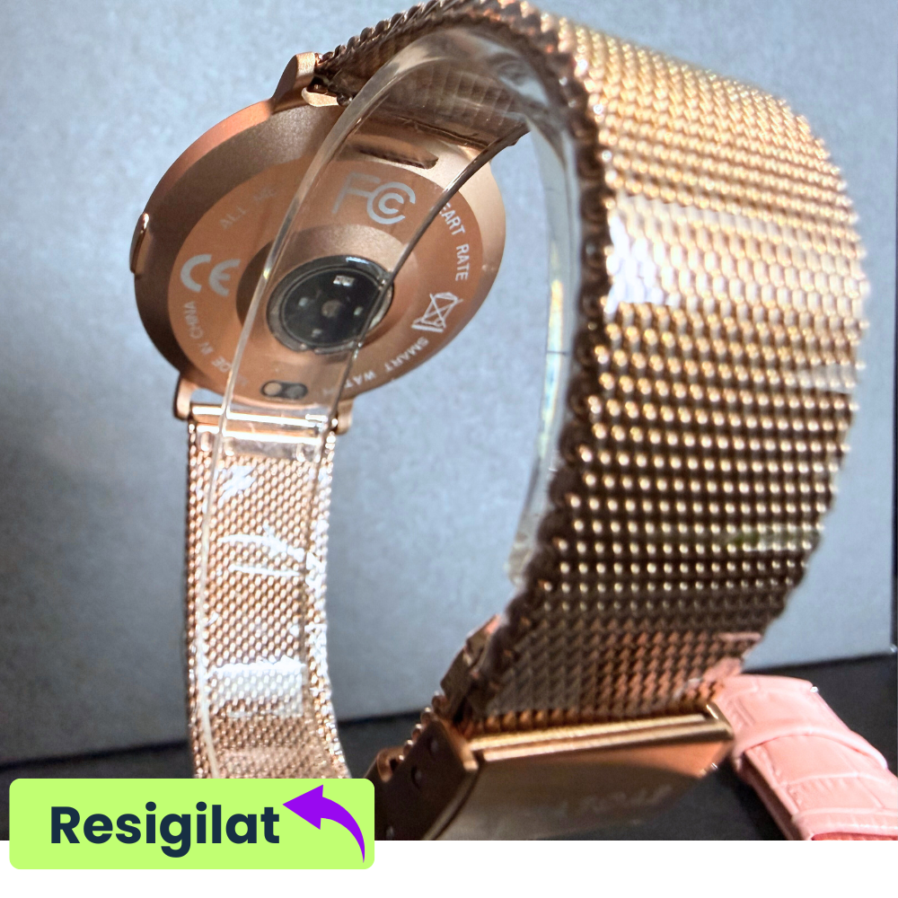 RESIGILAT: Ceas smartwatch dama Evolve-x® EvoWatch10 PRO, Apeluri si Notificari bluetooth, Monitorizare Sanatate [5]