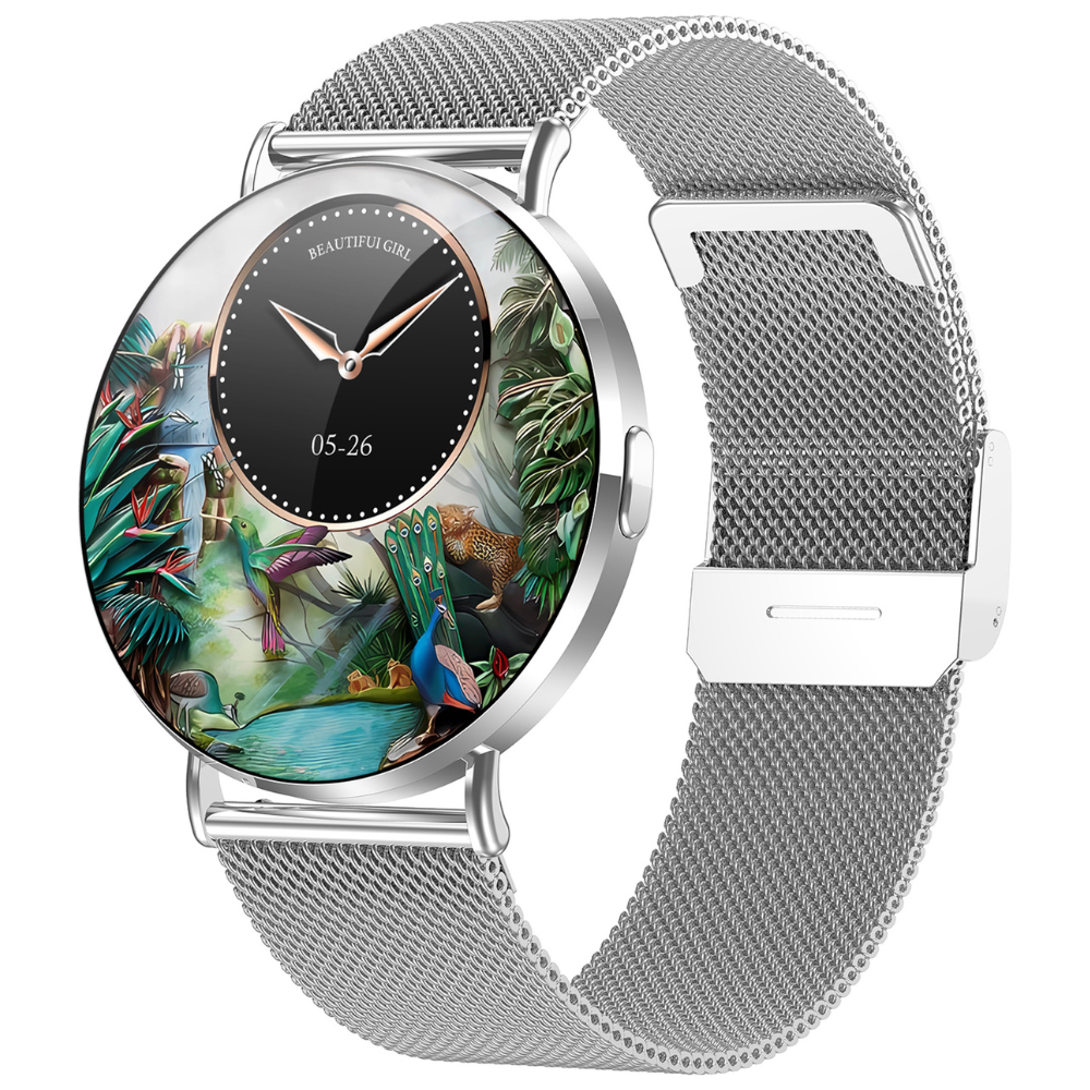 Ceas smartwatch dama Evolve-x® EvoWatch10 PRO, Apeluri si Notificari bluetooth, Monitorizare Sanatate [2]