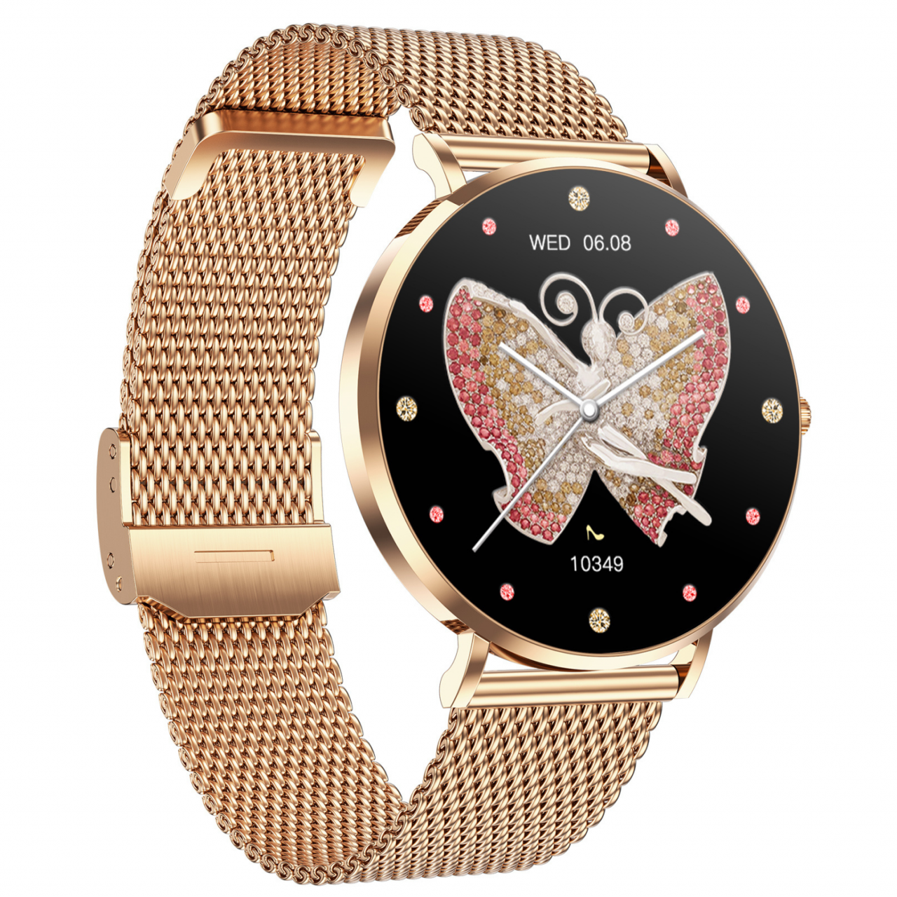Ceas smartwatch dama Evolve-x® EvoWatch10 Ultra, Apeluri si Notificari bluetooth, Monitorizare Sanatate [9]