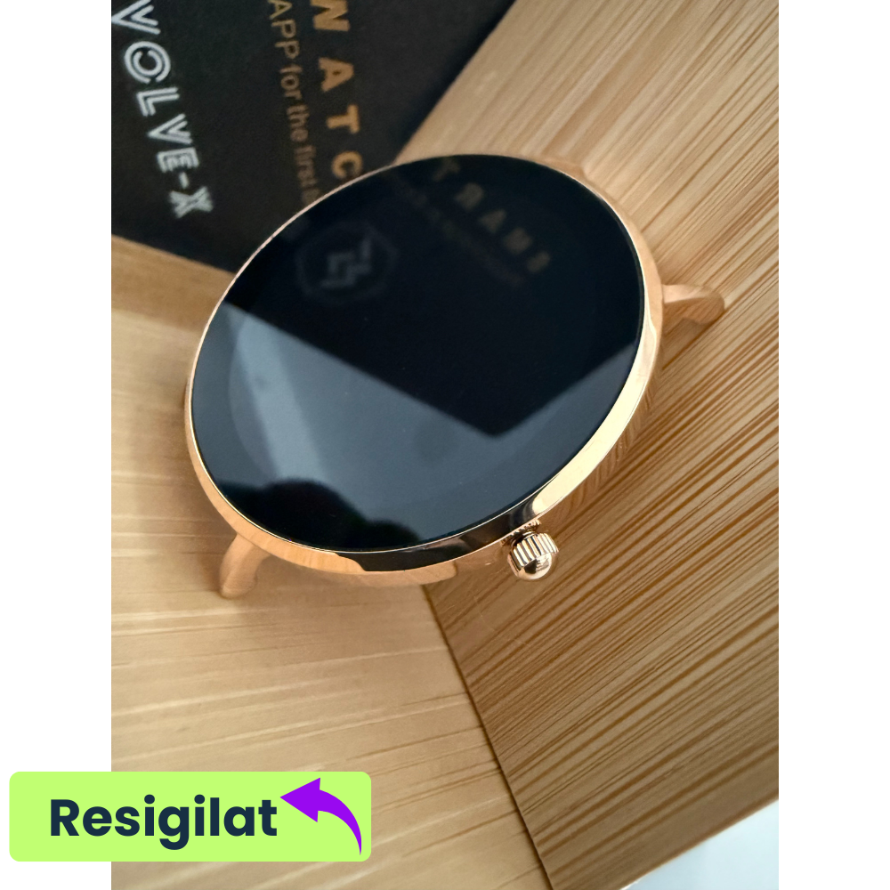 RESIGILAT: Ceas smartwatch dama Evolve-x® EvoWatch10 Ultra, Apeluri si Notificari bluetooth, Monitorizare Sanatate [5]