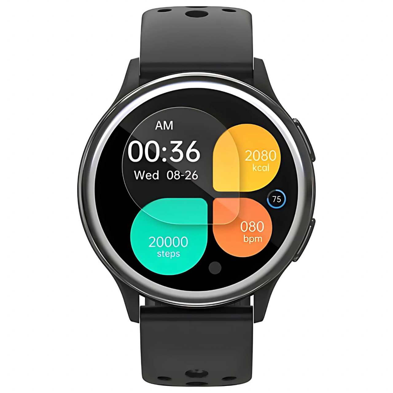 Ceas smartwatch dama Evolve-x® EvoWatch3, Apeluri si Notificari bluetooth, Monitorizare sanatate si Functii fitness [3]
