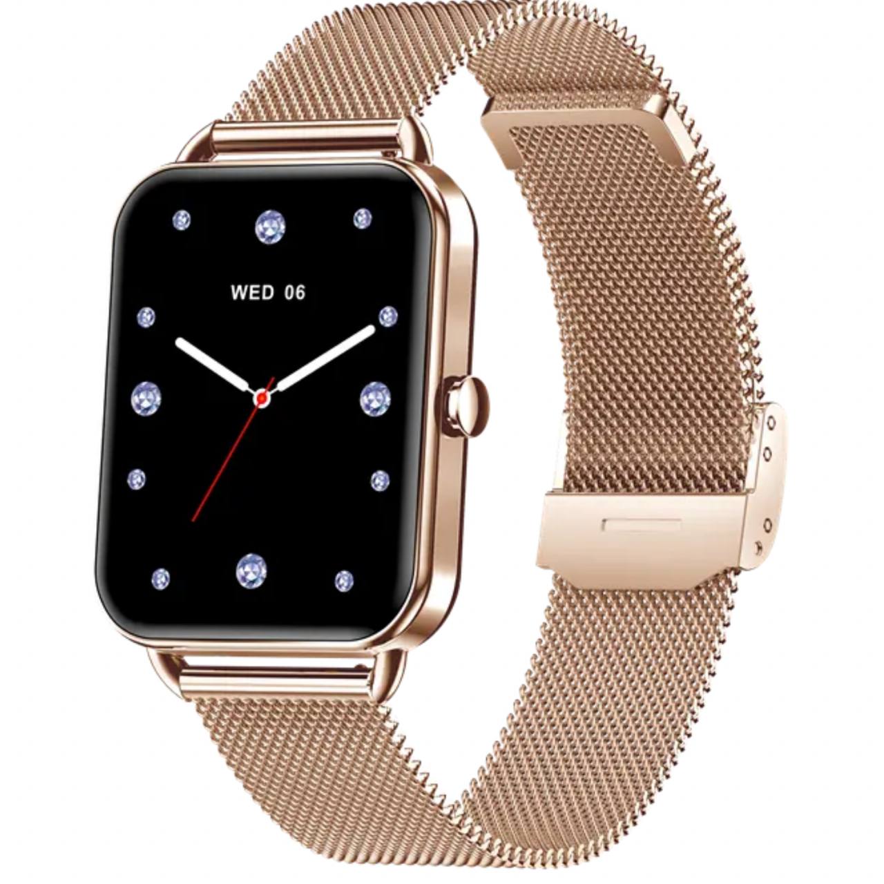 Ceas smartwatch dama Evolve-x® EvoWatch4, Apeluri si Notificari bluetooth, Monitorizare sanatate si Functii fitness [3]