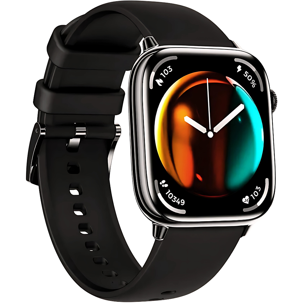 Ceas Smartwatch Evolve-x® Edge 13 Pro, Functii fitness, Display AMOLED 1.75 inch, Monitorizare Puls si Tensiune Arteriala, Oximetru SpO2, Notificari Apeluri/Social Media, Apeluri si mesaje bluetooth, [2]