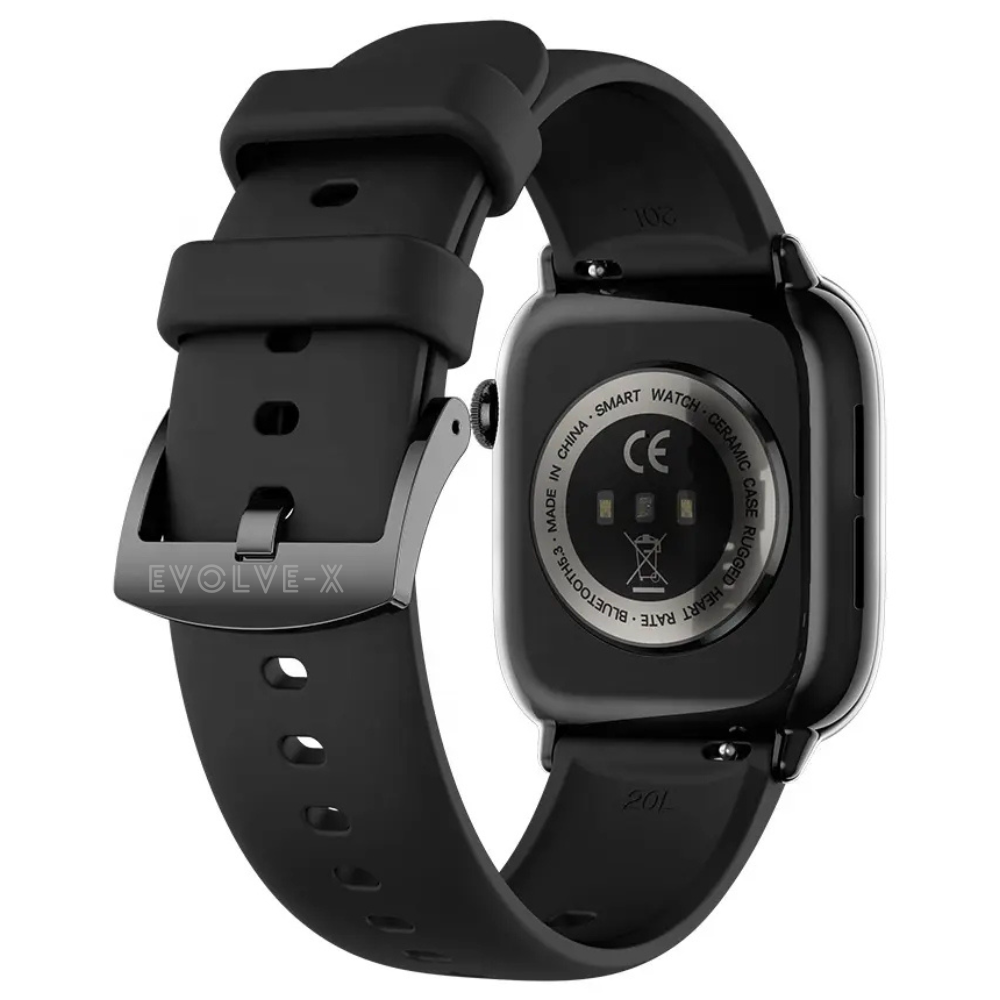 Ceas Smartwatch Evolve-x® Edge 13 Pro, Functii fitness, Display AMOLED 1.75 inch, Monitorizare Puls si Tensiune Arteriala, Oximetru SpO2, Notificari Apeluri/Social Media, Apeluri si mesaje bluetooth, [5]