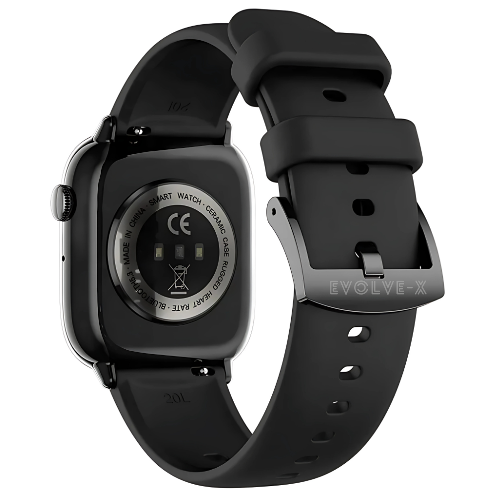 Ceas Smartwatch Evolve-x® Edge 13 Pro, Functii fitness, Display AMOLED 1.75 inch, Monitorizare Puls si Tensiune Arteriala, Oximetru SpO2, Notificari Apeluri/Social Media, Apeluri si mesaje bluetooth, [4]