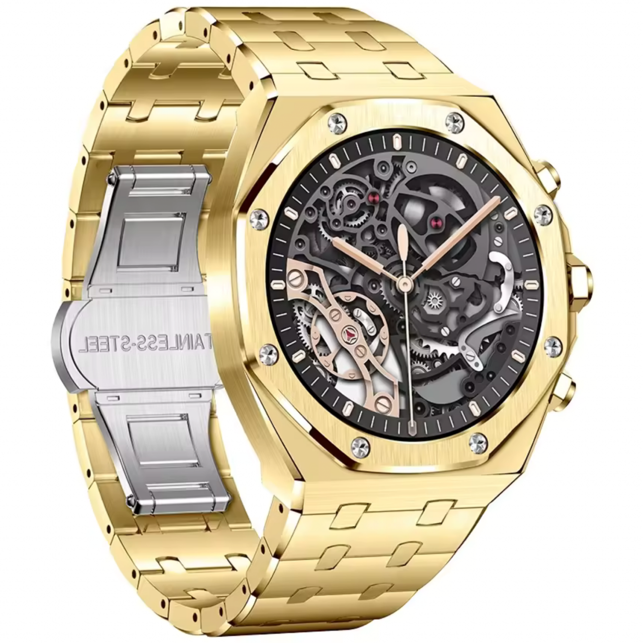 Ceas smartwatch Evolve-x® EvoWatch6, auriu/negru [6]