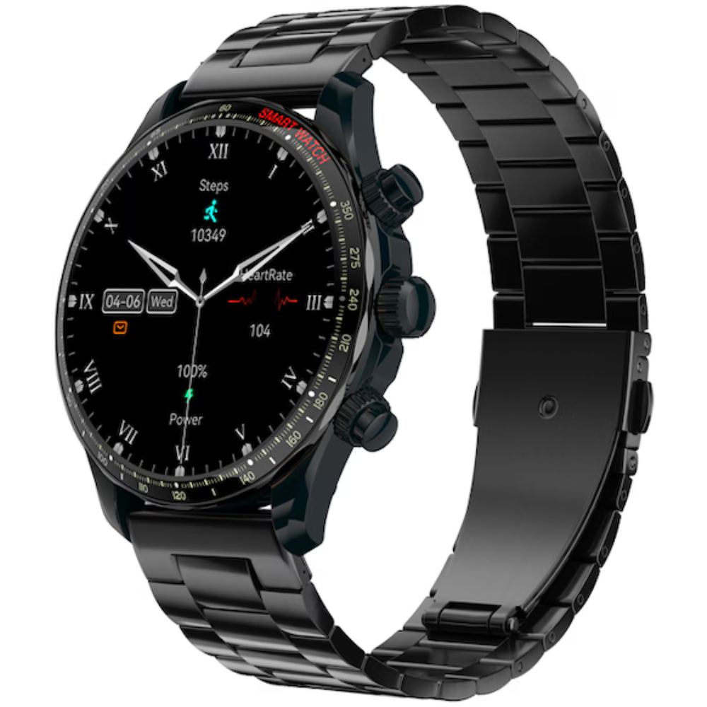 Ceas smartwatch EvoFitt KM68, ecran AMOLED, Apeluri si mesaje bluetooth, Functii monitorizare Ritm cardiac, Somn, Nivel oxigen, Tensiune si Calorii, Asistent vocal, IP68, compatibil iOS si Android [2]