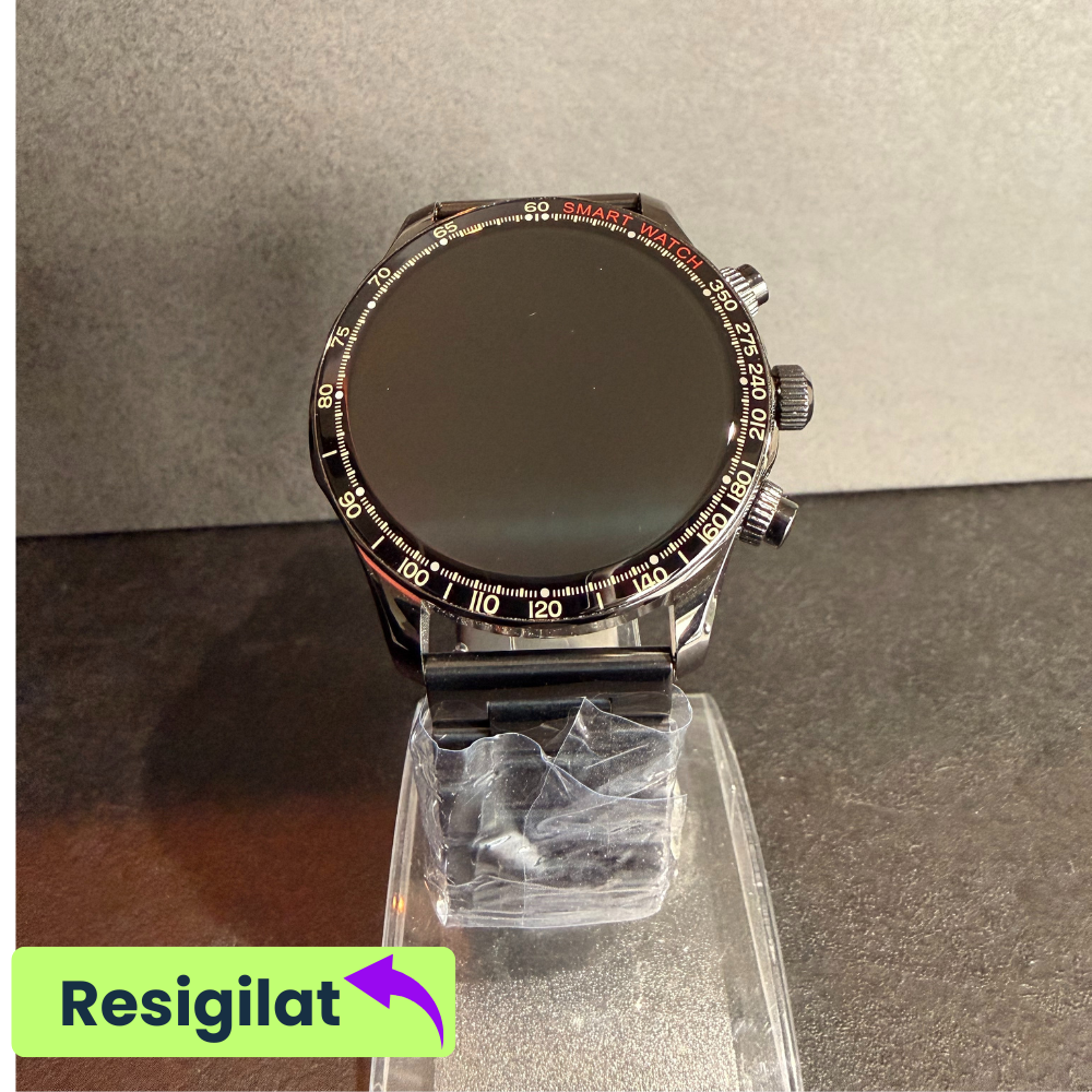 RESIGILAT: Ceas smartwatch Evolve-x® EvoFitt KM68, ecran AMOLED, Apeluri si mesaje bluetooth, Functii monitorizare Ritm cardiac, Somn, Nivel oxigen, Tensiune si Calorii, Asistent vocal, IP68, compatib [2]