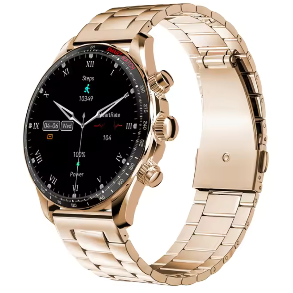 Ceas smartwatch Evolve-x® EvoFitt 68, ecran AMOLED, Apeluri si mesaje bluetooth, Functii monitorizare Ritm cardiac, Somn, Nivel oxigen, Tensiune si Calorii, Asistent vocal, IP68 [4]