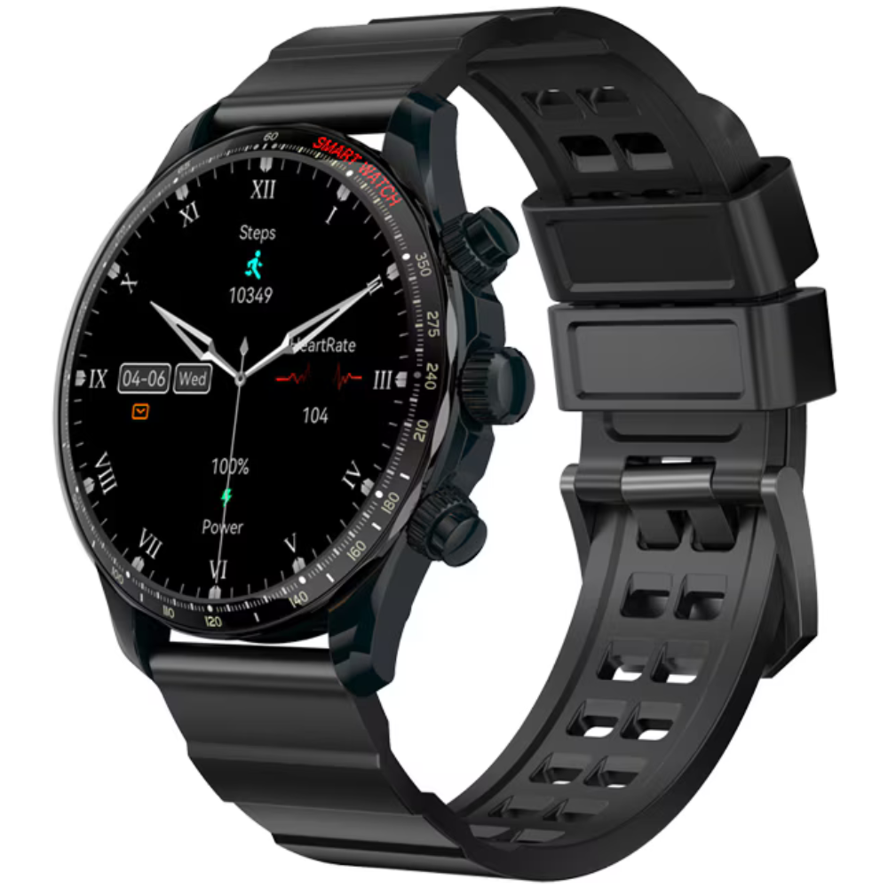 Ceas smartwatch EvoFitt KM68, ecran AMOLED, Apeluri si mesaje bluetooth, Functii monitorizare Ritm cardiac, Somn, Nivel oxigen, Tensiune si Calorii, Asistent vocal, IP68, compatibil iOS si Android [3]