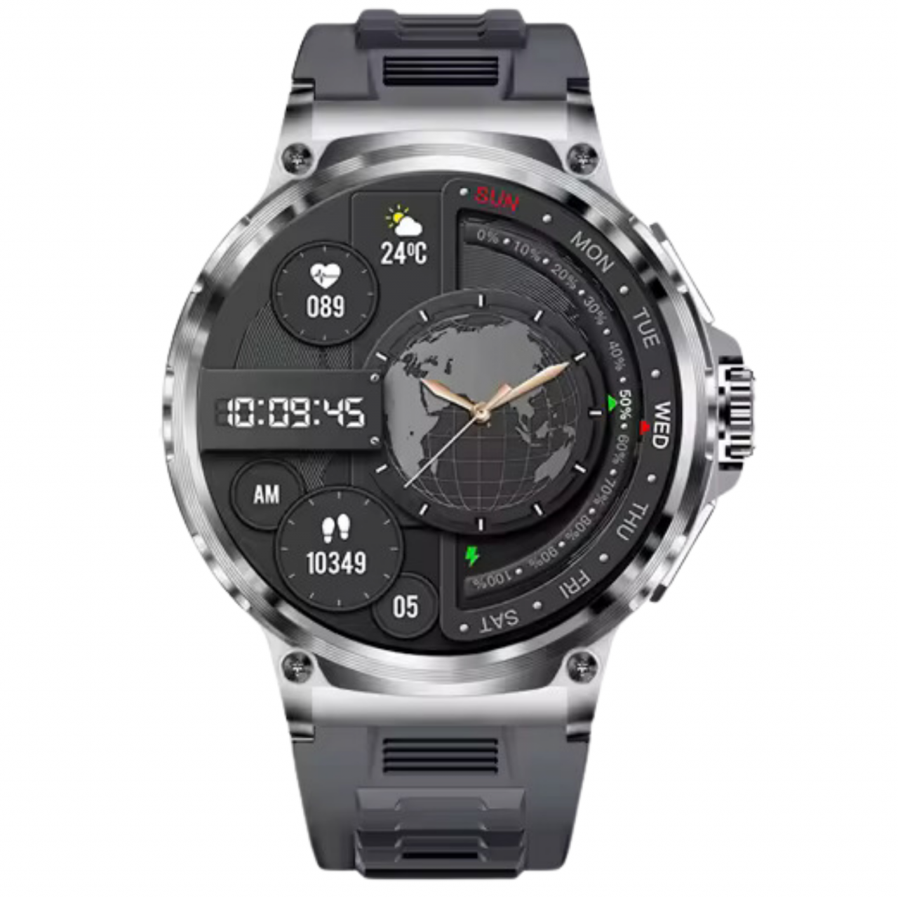 Ceas smartwatch Evolve-x® EvoWatch7, gri [3]