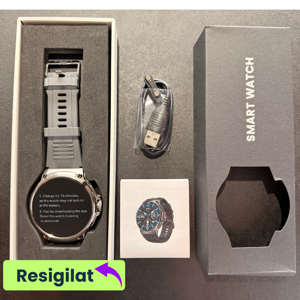 RESIGILAT: Ceas smartwatch Evolve-x® EvoWatch7, gri [4]