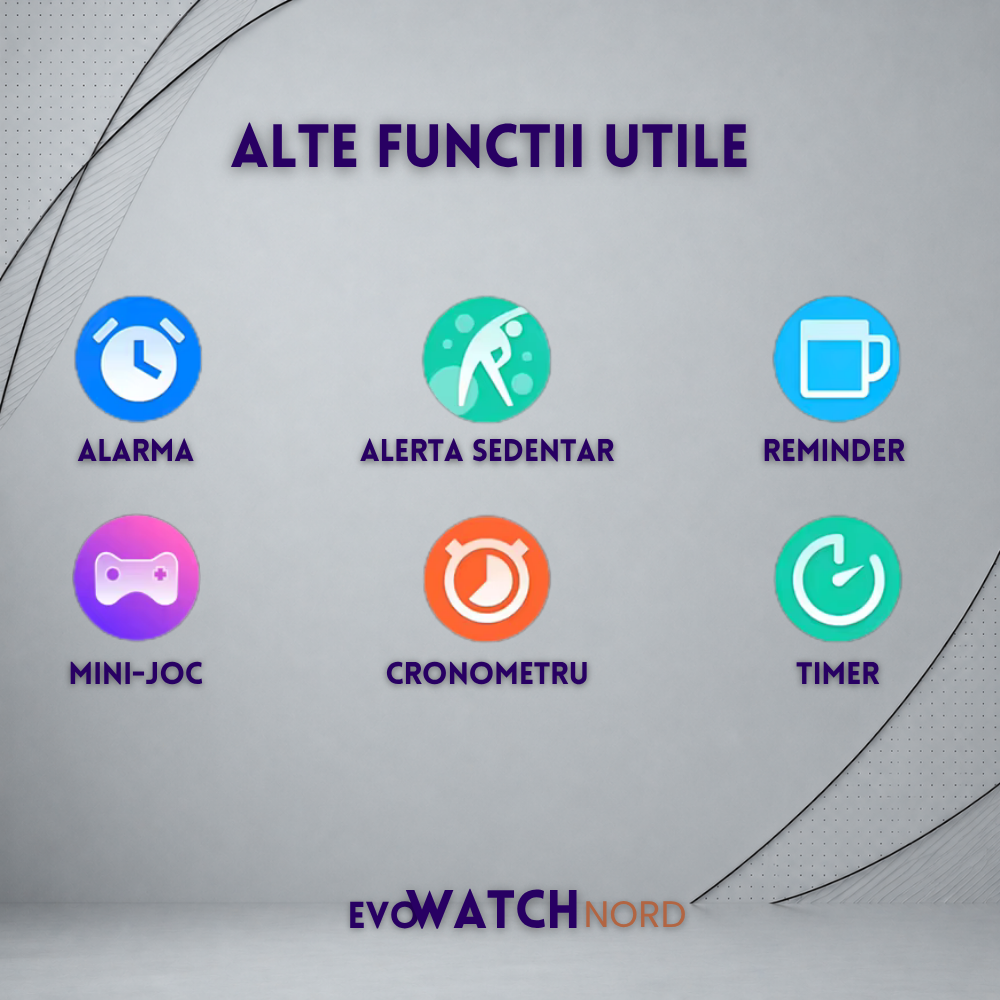 Ceas smartwatch, unisex, fitness, sport, meniu in limba romana, functie apel Bluetooth, notificari, ecran 1.39", monitorizare puls, tensiune, oxigen si somn, 2 bratari incluse, compatibil iOS si Andro [26]