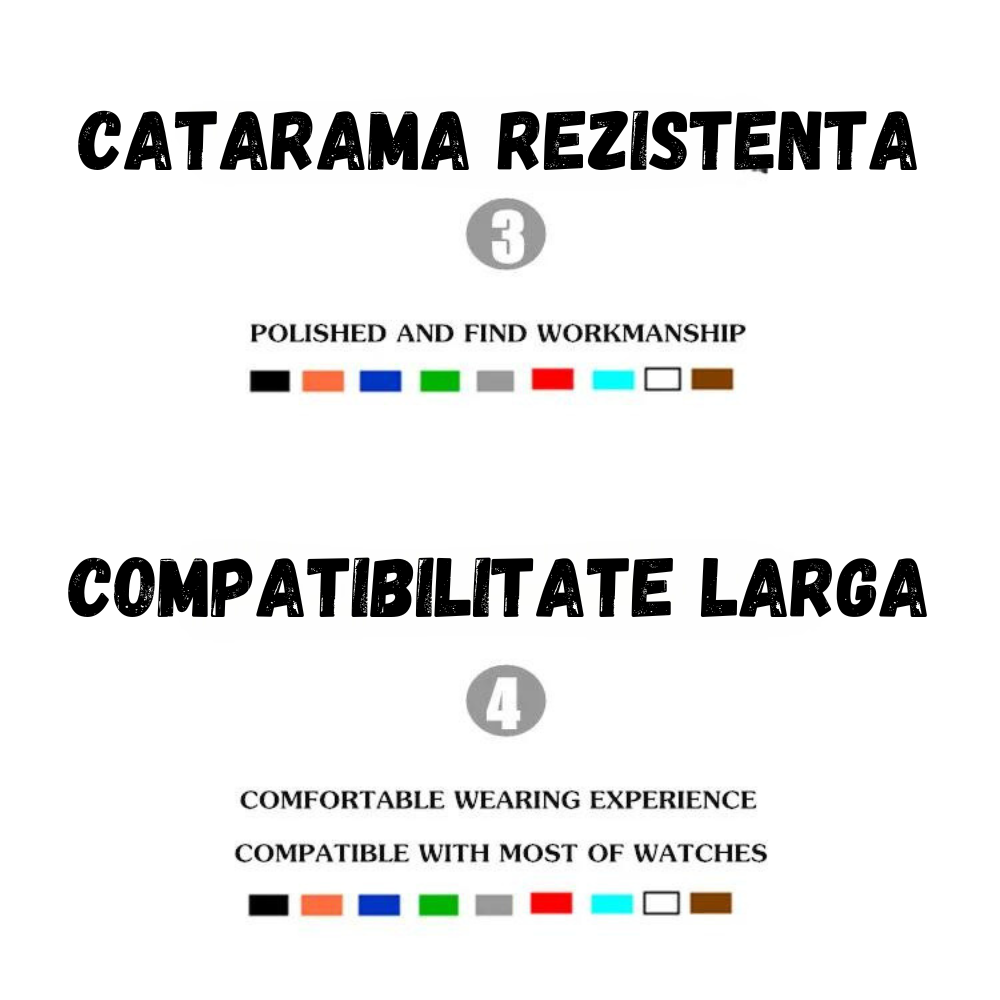 Curea smartwatch din silicon, 22mm, sistem Quick release, Gri [4]