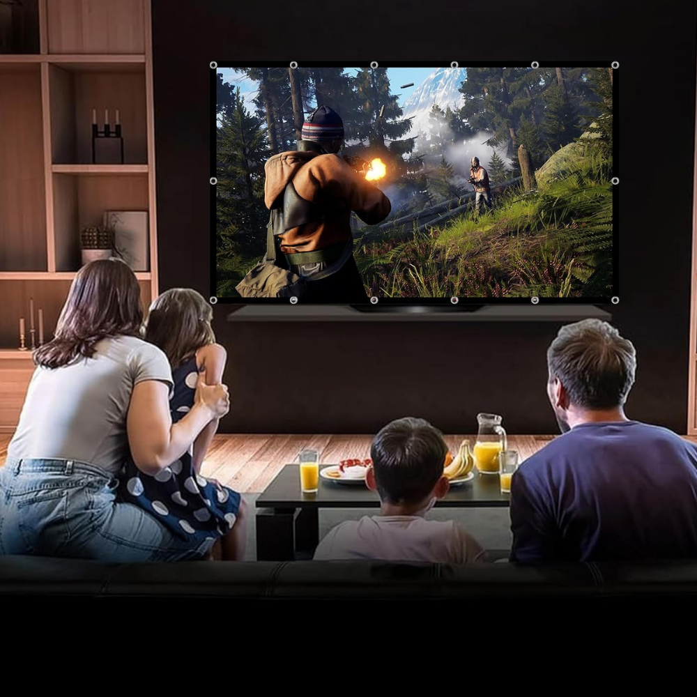 Ecran de proiectie Evolve-x® 100 inch, portabil, 16:9, Material anti-lumina, Proiectie fata-verso, potrivit pentru acasa, birou sau exterior [9]
