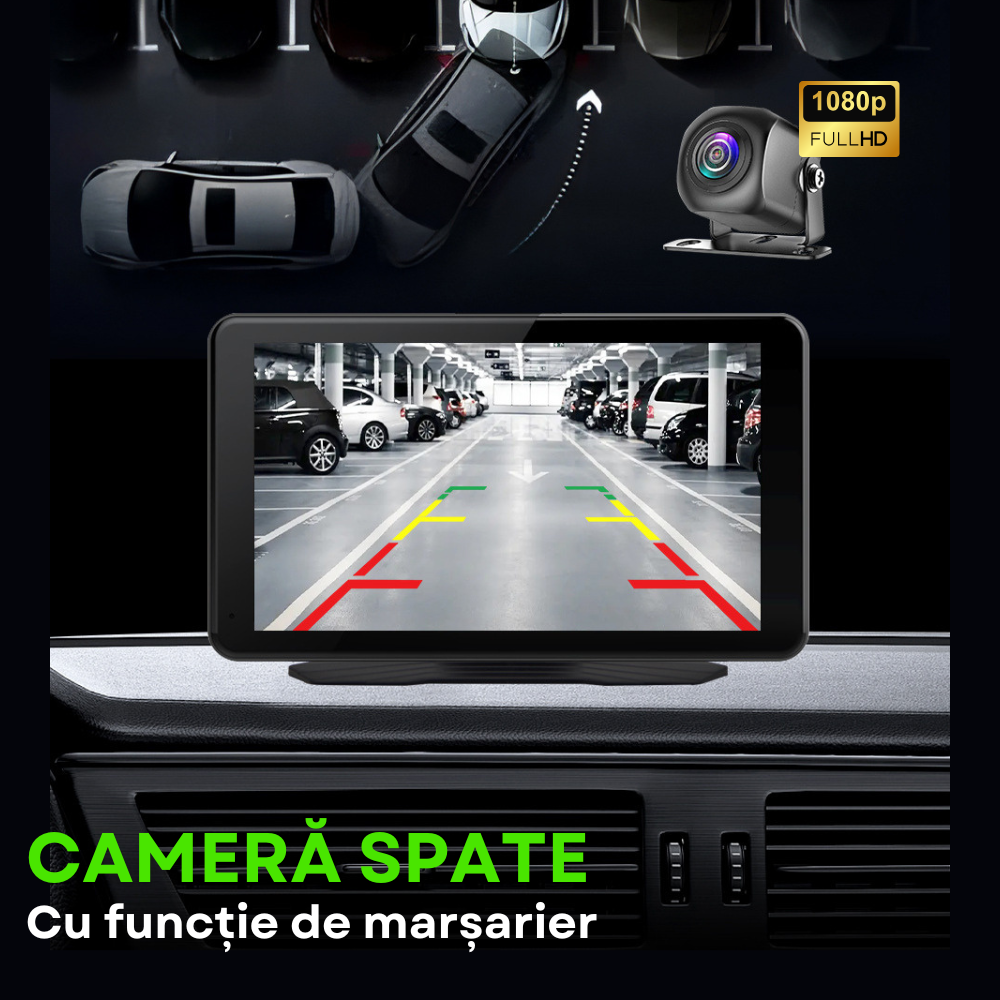 Navigatie Auto Multimedia Evolve-x® EvoCars, Display 7 inch, pentru Apple Carplay si Android Auto wireless [10]