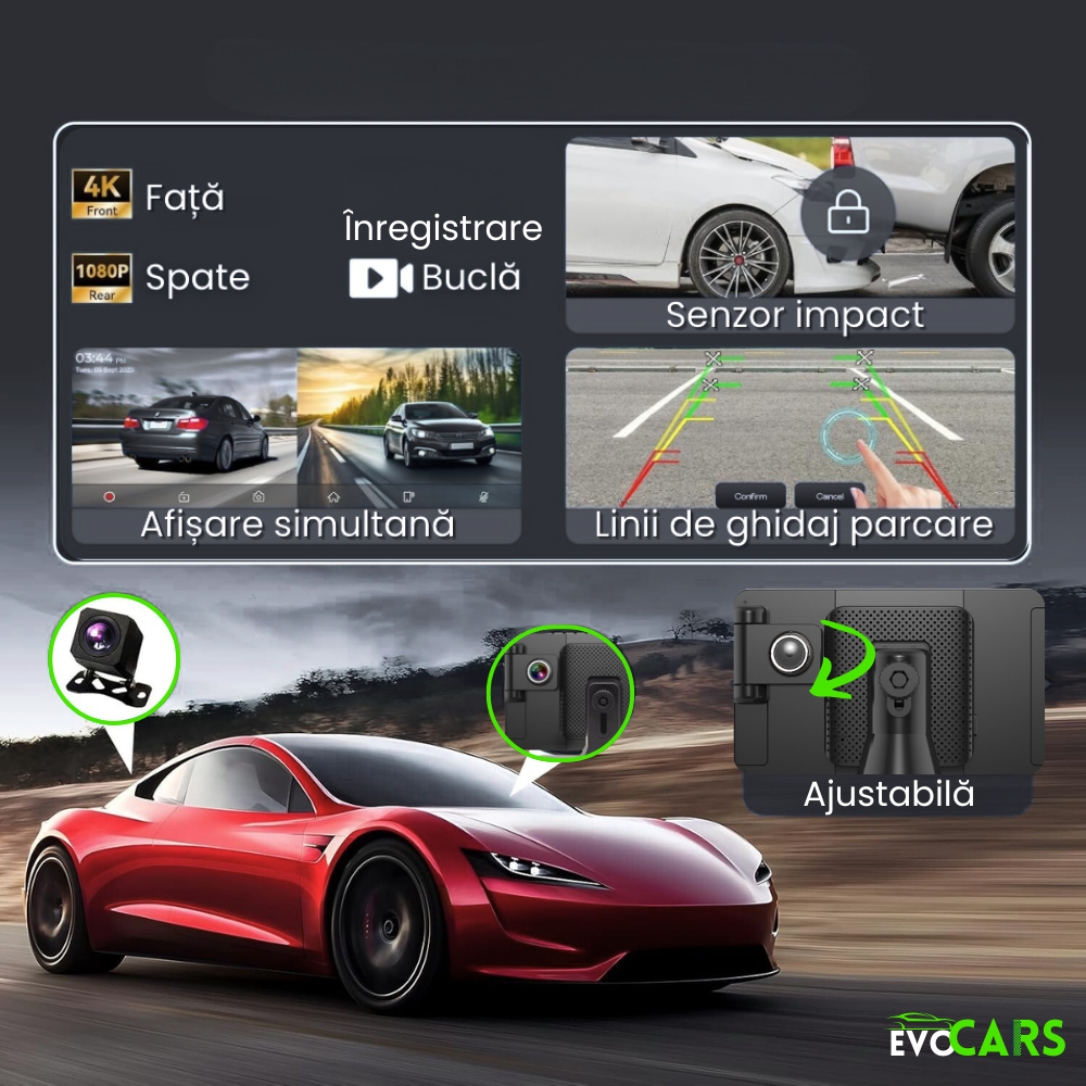 Navigatie Auto Multimedia Evolve-x® EvoCars, Display 7 inch, pentru Apple Carplay si Android Auto wireless [11]